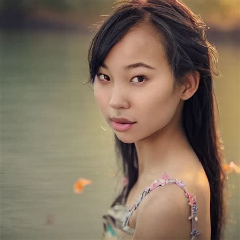 tiny asian naked|Beautiful young asian girl nude portrait .